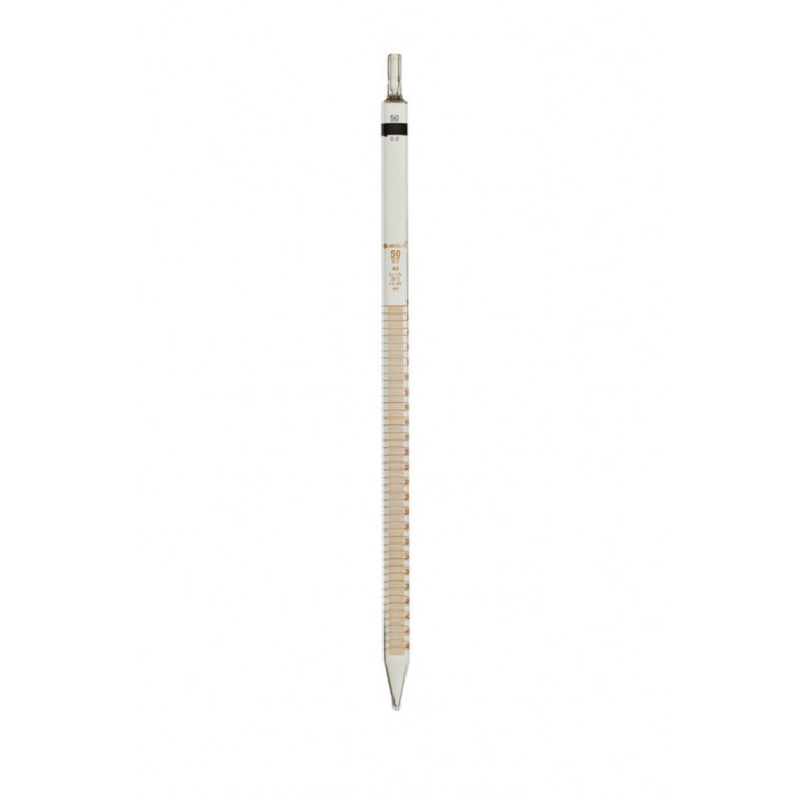 PIPETTE VERRE GRADUEE BRUN CL.AS 1ML - X6