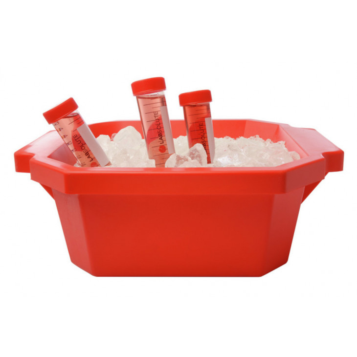 SEAU A GLACE ROUGE AVEC COUVERCLE 4,5L 280X185X280MM