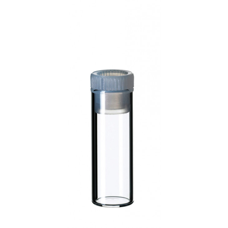 VIAL SHELL CLAIR 2ML AVEC BOUCHON PE - PACK DE 100
