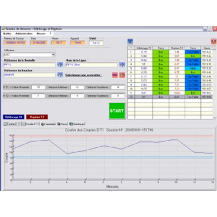 LOGICIEL QUALITORQ POUR COUPLEMETRE TMV5