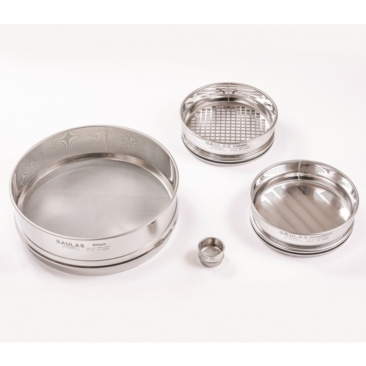 TAMIS INOX 18/8 AFNOR NFX11504 D=200MM H=25MM OUV.250MICRONS