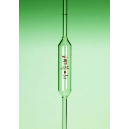 PIPETTE JAUGEE MBL VERRE 1 TRAIT CLASSE B 2ML-PAR 5