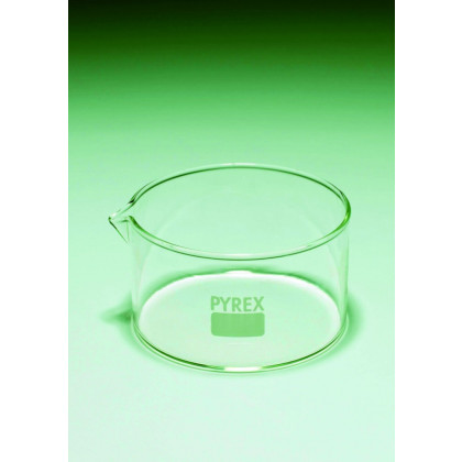 CRISTALLISOIR VERRE PYREX AVEC BEC D80MM 150ML-PAR 20