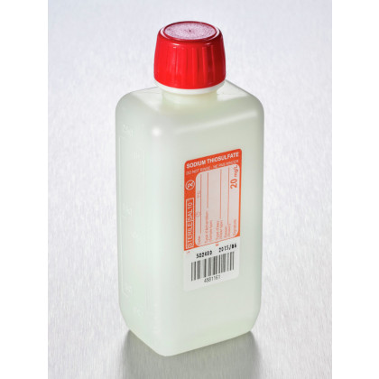 FLACON SODIUM THIOSULFATE 250 ML GRADUE PAR X 200