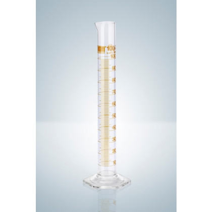 EPROUVETTE GRADUEE FORME HAUTE VERRE DURAN CL. A 100ML - X2