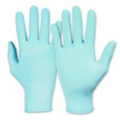 GANTS NITRILE DERMATRIL BLEUS P740 L.260MM - T.9 -PACK X100