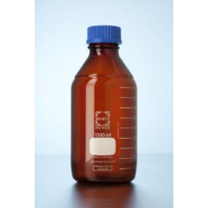 FLACON BRUN 2L VERRE DURAN GL 45 SANS BOUCHON