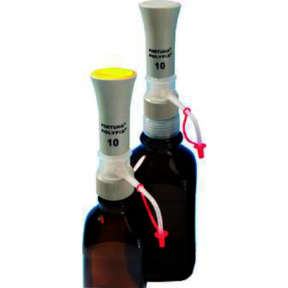 DISTRIBUTEUR POLYFIX 50ML VARIABLE 10-50ML PISTON VERRE