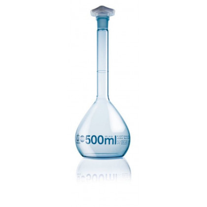 Fiole jaugée Glassco A B.Plastique 14/23 grad.bleue 50ml - Matériel de  Laboratoire