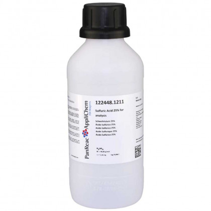 ACIDE SULFURIQUE P.A. 25% APPLICHEM 1L