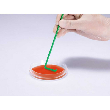 ETALEURS STERILES FORME L EN PP VERT -BOUT COURBE -S/S10 -PACK X500