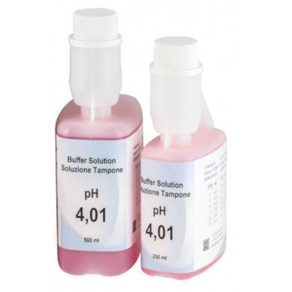 SOLUTION TAMPON PH 4,01 HUMEAU ROUGE CERTIFIEE NIST - 500ML