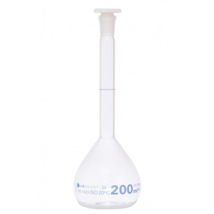 Fiole jaugée Glassco A B.Plastique 14/23 grad.bleue 50ml - Matériel de  Laboratoire