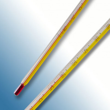 THERMOMETRE LIQUIDE ROUGE -20/ 150'C EN 1'C LONG.305MM -PAR 5