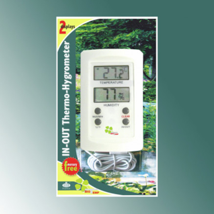 THERMO-HYGROMETRE TEMP. -50/+70'C -HR 20-99% - PACK 5