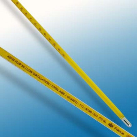 THERMOMETRE ASTM EN VERRE 7C/IP 5C -2/+300'C LONG.135MM