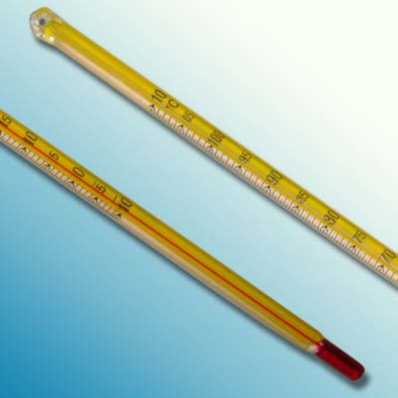 THERMOMETRE A ALCOOL STANDARD -10/+60'C:0,5'C L.305MM PACK 5