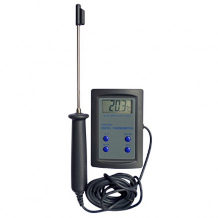 THERMOMETRE DIGITAL -50/+'200C TH38 AVEC SONDE INOX CABLE 1M