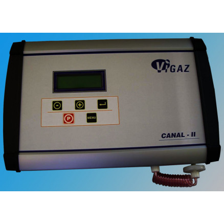 ANALYSEUR O2+CO2 DE PAILLASSE CANAL 120-II