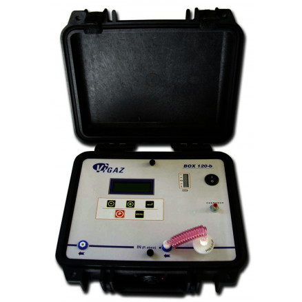 ANALYSEUR O2+CO2 ROBUSTE AVEC BATTERIE BOX 120-B II