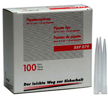 POINTE POUR PIPETTE 0,2-1ML PACK DE 100