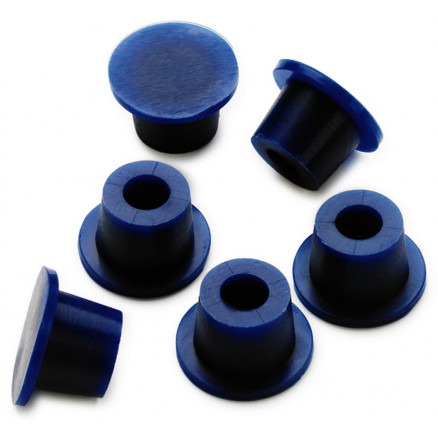 BOUCHON SILICONE BLEU POUR TUBES D.18MM -X25