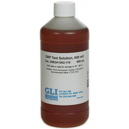 SOLUTION DE CALIBRATION ORP 600mV - FLACON 500ML