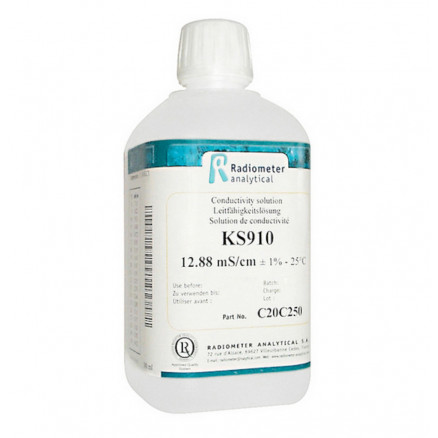 SOLUTION DE CONDUCTIVITE KCL 0,1M 12,88uS/CM - 500ML