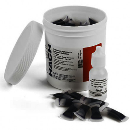REACTIF SET DURETE 0-1000UG/L HACH 2603100 - 100 TESTS