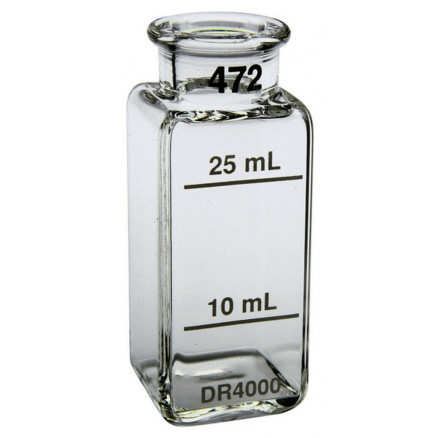 CUVE EN VERRE CARREE CAP.10ML POUR DR4000