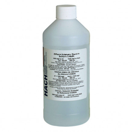 SOLUTION TAMPON DURETE 1 PH 10,1  HACH 42449 - 500ML