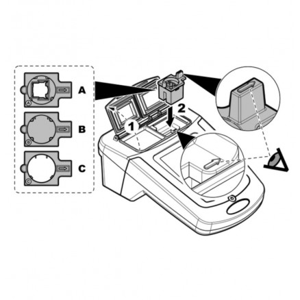 ADAPTATEURS POUR CUVE DR1900 - LOT DE 3