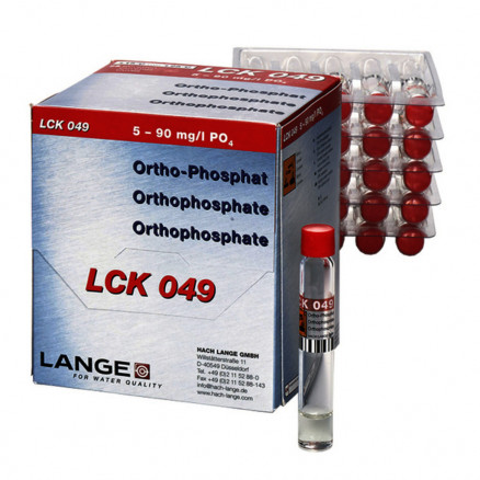 TEST EN CUVE ORTHOPHOSPHATE 1,6-30 / 5-90MG/L LCK049 -P.25