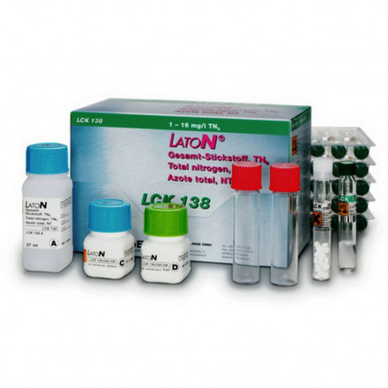 TEST EN CUVE LATON AZOTE TOTAL 1-16 MG/L LCK138 - PACK 25