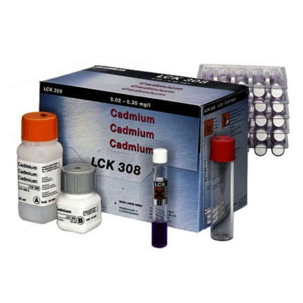 TEST EN CUVE CADMIUM 0,02-0,3 MG/L LCK308 - PACK 25