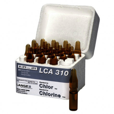 SOLUTION STANDARD DE CHLORE 25-30MG/L HACH LCA310