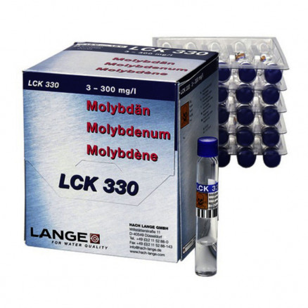 TEST EN CUVE MOLYBDENE 3-300 MG/L LCK330 - PACK DE 24