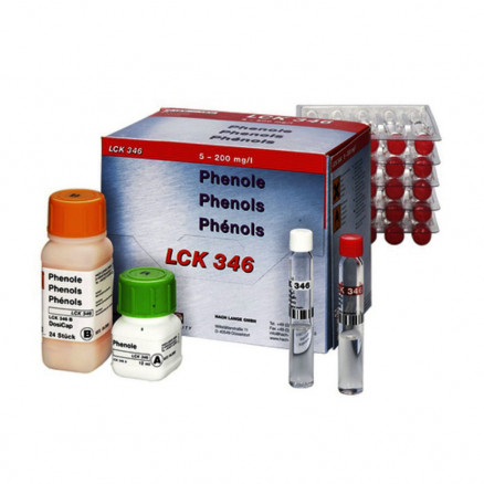 TEST EN CUVE PHENOL 5-150 MG/L LCK346 - PACK DE 24