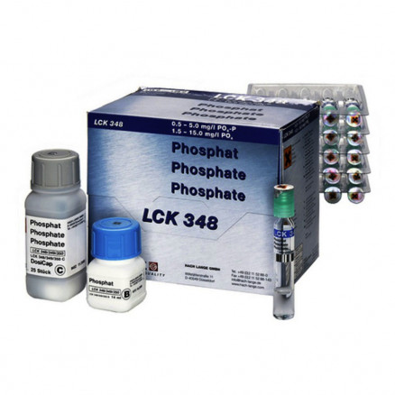 TEST EN CUVE PHOSPHATE 0.5-5 MG/L LCK348 - PACK 25