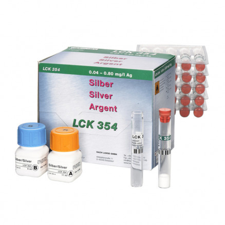 TEST EN CUVE ARGENT 0,04-0,8 MG/L LCK354 - PACK DE 25