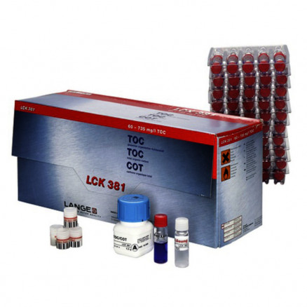TEST EN CUVE COT LCK381 60-735MG/L PACK DE 25