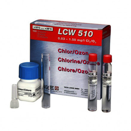 SERIE TEST CHLORURE HACH LCW510