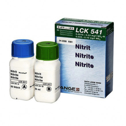 TUBES NITRITES HACH LCK 541 0.0015-0.03MG/L - PACK 50