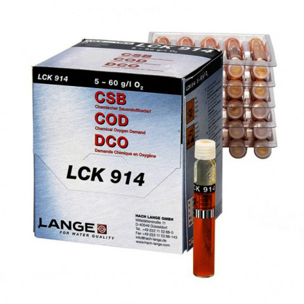 TEST EN CUVE DCO 5-60 G/L LCK914 - PACK DE 25
