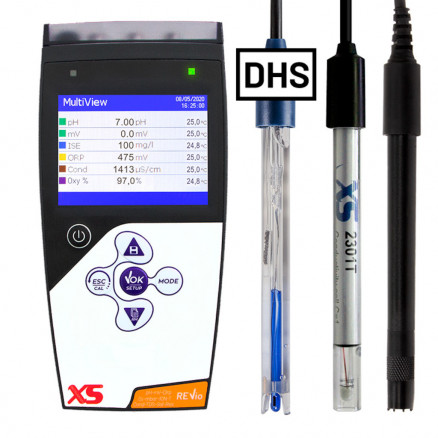 MULTI-PARAMETRE HUMEAU REVIO EN KIT +SONDES PH DHS/COND/OXY