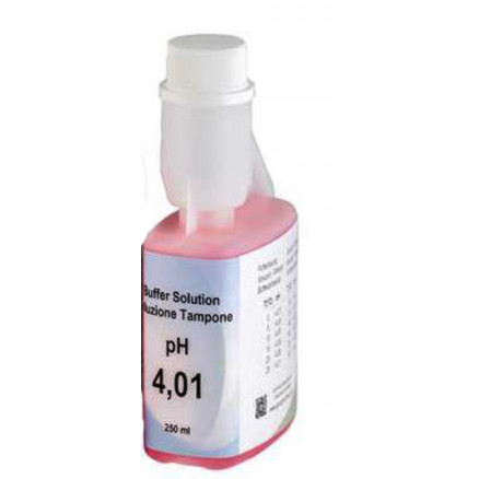 SOLUTION TAMPON PH 4,01 HUMEAU ROUGE CERTIFIEE NIST - 250ML