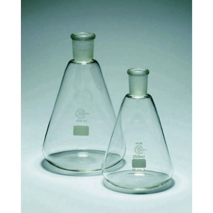 FIOLE CONIQUE COL RODE 19/26 PYREX 25ML-X5
