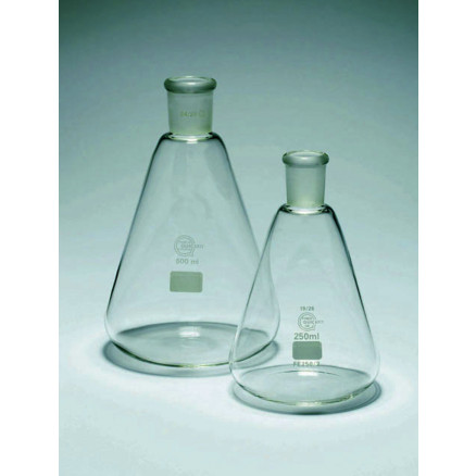 FIOLE CONIQUE COL RODE 19/26 PYREX 50ML-X5