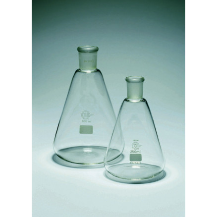 FIOLE CONIQUE COL RODE 24/29 PYREX 150ML-X5