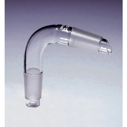 TETE DE DISTILLATION COUDEE A 2 RODAGES MALES CN24/29